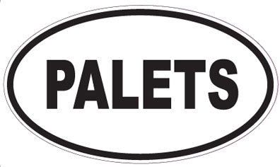 PALETS - Oval Sticker