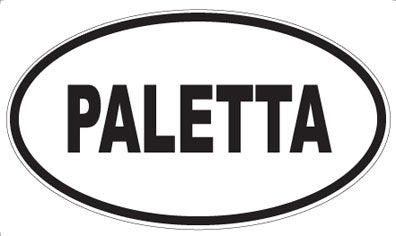 PALETTA - Oval Sticker