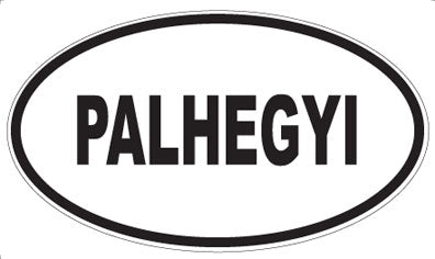 PALHEGYI - Oval Sticker