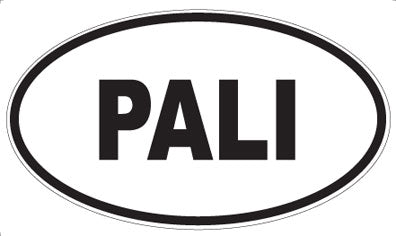 PALI - Oval Sticker