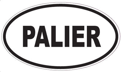 PALIER - Oval Sticker