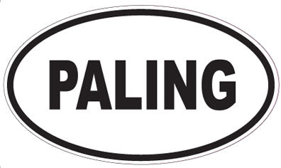 PALING - Oval Sticker