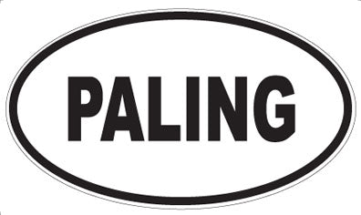 PALING - Oval Magnet