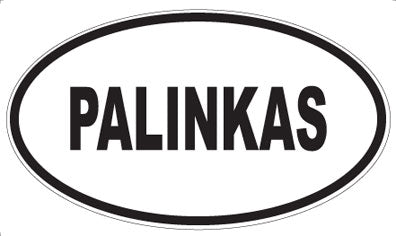 PALINKAS - Oval Magnet
