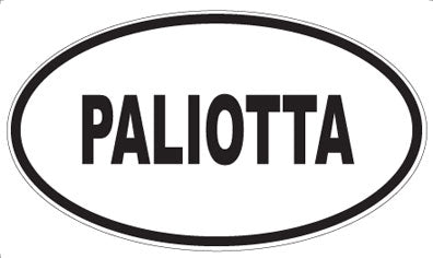 PALIOTTA - Oval Magnet