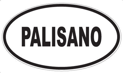 PALISANO - Oval Sticker