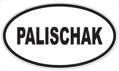 PALISCHAK - Oval Sticker