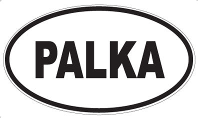 PALKA - Oval Sticker