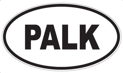 PALK - Oval Magnet