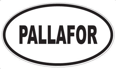 PALLAFOR - Oval Sticker