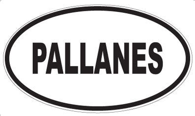 PALLANES - Oval Magnet