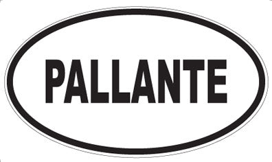 PALLANTE - Oval Sticker