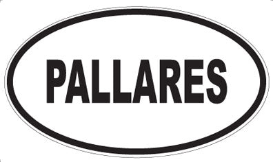 PALLARES - Oval Magnet