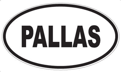 PALLAS - Oval Sticker