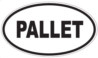 PALLET - Oval Sticker
