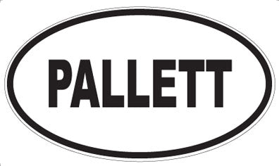 PALLETT - Oval Magnet