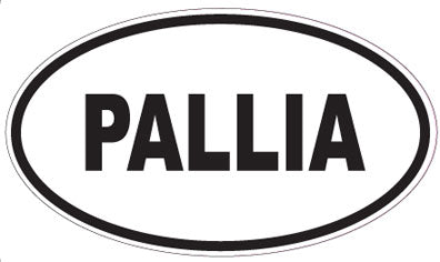 PALLIA - Oval Sticker