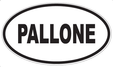 PALLONE - Oval Sticker