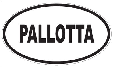 PALLOTTA - Oval Magnet