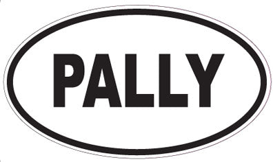 PALLY - Oval Sticker