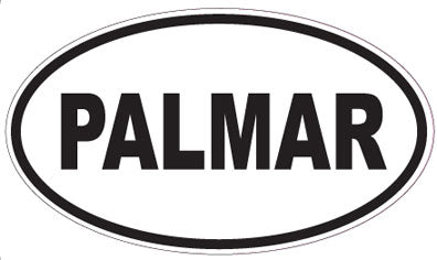 PALMAR - Oval Sticker