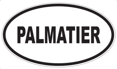 PALMATIER - Oval Sticker