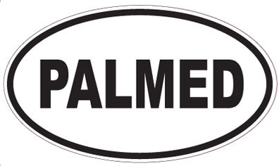 PALMED - Oval Sticker