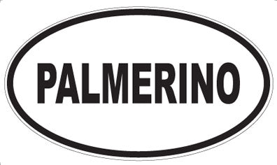 PALMERINO - Oval Sticker
