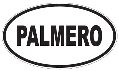 PALMERO - Oval Magnet