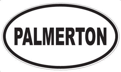 PALMERTON - Oval Sticker