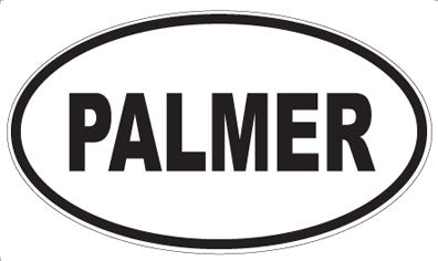 PALMER - Oval Magnet