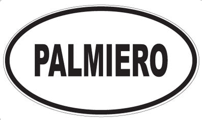 PALMIERO - Oval Sticker