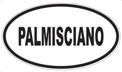 PALMISCIANO - Oval Sticker