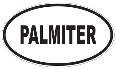 PALMITER - Oval Sticker