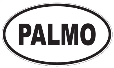 PALMO - Oval Sticker