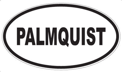 PALMQUIST - Oval Magnet