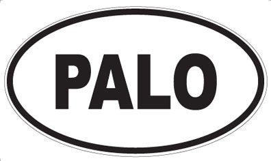 PALO - Oval Sticker