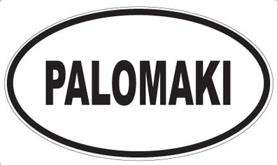 PALOMAKI - Oval Magnet