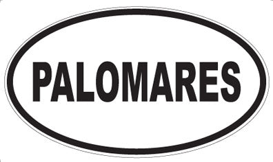 PALOMARES - Oval Magnet