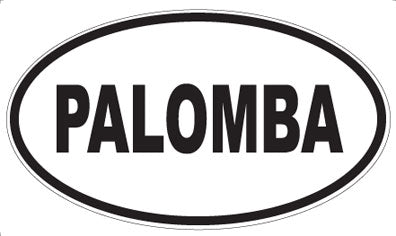 PALOMBA - Oval Sticker