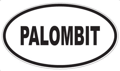 PALOMBIT - Oval Sticker