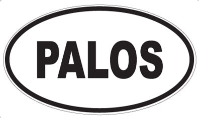 PALOS - Oval Sticker