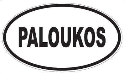 PALOUKOS - Oval Magnet