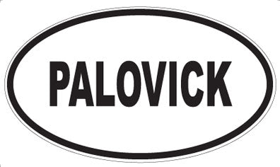 PALOVICK - Oval Magnet