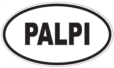 PALPI - Oval Sticker