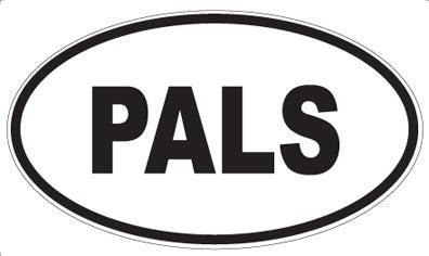 PALS - Oval Sticker