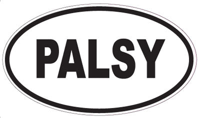 PALSY - Oval Magnet