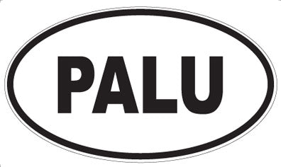 PALU - Oval Sticker