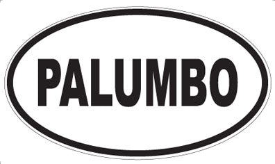 PALUMBO - Oval Magnet