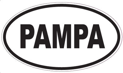 PAMPA - Oval Magnet